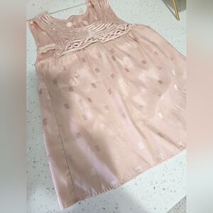 Kimchi Blue Pink Lace Blouse